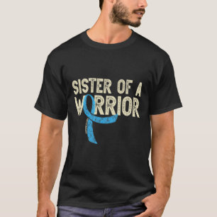 Camiseta Irmã De Um Guerreiro Diabetes Sensibilização T1