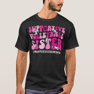 Camiseta Irmã de Volei Suporte Jogadora de Volei da Irmã