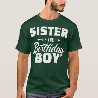 Camiseta Irmã do aniversariante filho da família