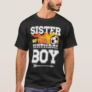 Camiseta Irmã do Aniversário Esporte de Futebol Corresponde