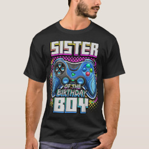 Camiseta Irmã do Aniversário Vídeo da Família Matching G