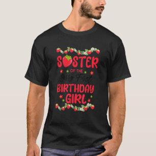 Camiseta Irmã do Berry First Birthday Girl Sweet One