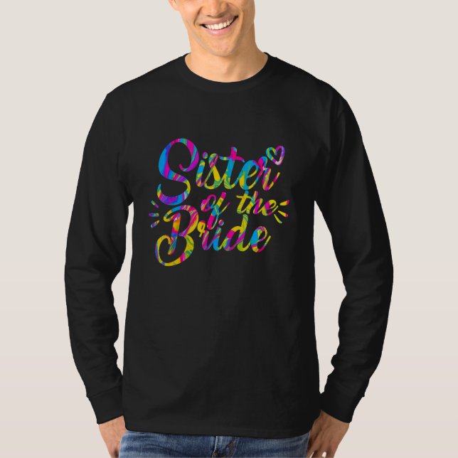 Camiseta Irmã Do Casamento Da Noiva Que Corresponde À Mãe D (Frente)