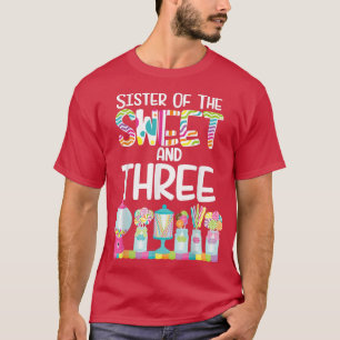 Camiseta Irmã do Doce e Três Aniversário do Docinho Lolli