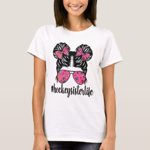 Camiseta Irmã do Hóquei no Gelo Irmãzinha de um jogador de