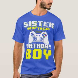 Camiseta irmã do jogo "Birthday Boy Video" para um toodle