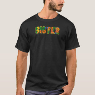 Camiseta Irmã do Master Builder Blocks Brick Builder Birt