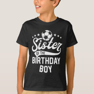 Camiseta Irmã Do Menino Do Aniversário Família Combinando F