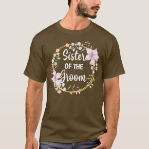 Camiseta Irmã Do Noivo Chuveiro Dia Do Casamento Irmãs Do N