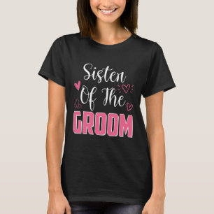 Camiseta Irmã Do Noivo Família Festa De Casamento Marido T