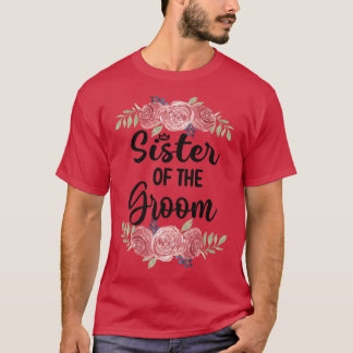 Camiseta Irmã do Noivo Festa de Casamento do Noivo Presente