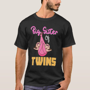 Camiseta Irmã dos Gêmeos Novo Anúncio Irmã Sibli