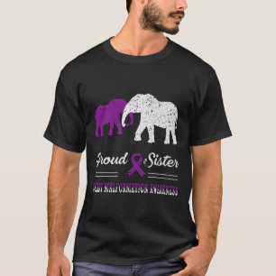 Camiseta Irmã Elefante de Conscientização da Malformação de