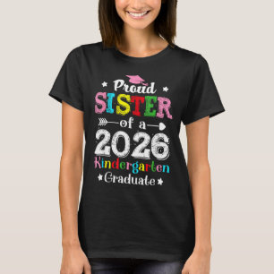 Camiseta Irmã engraçada e orgulhosa de uma turma de jardim