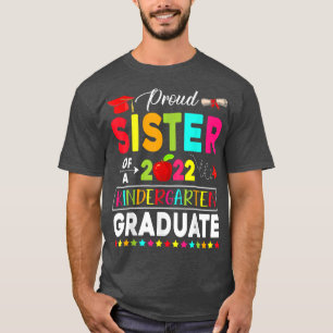 Camiseta Irmã Engraçada Orgulhosa de uma Classe de Jardim d