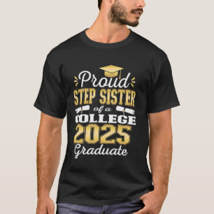 Camiseta Irmã Etapa Orgulhosa da Família de Formandos Unive