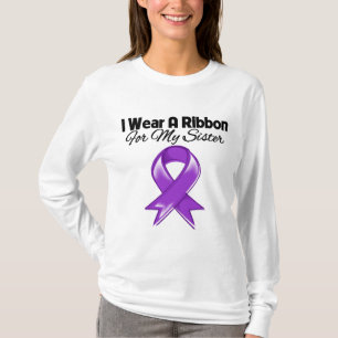 Camiseta Irmã - eu visto a fita roxa