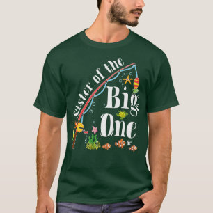 Camiseta Irmã Familiar Do Grande Pássaro De Pesca
