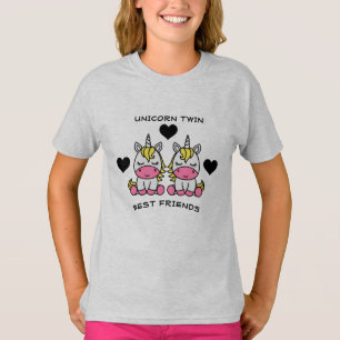 Camiseta Irmã Gêmea Unicorn
