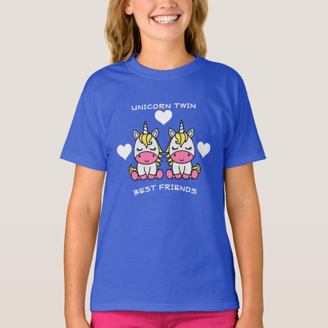 Camiseta Irmã Gêmea Unicórnio (Frente)