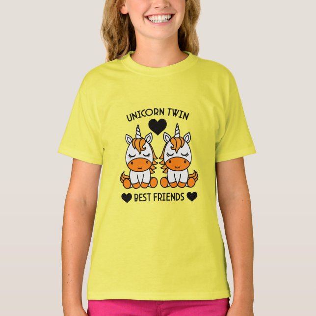 Camiseta Irmã Gêmea Unicórnio (Frente)