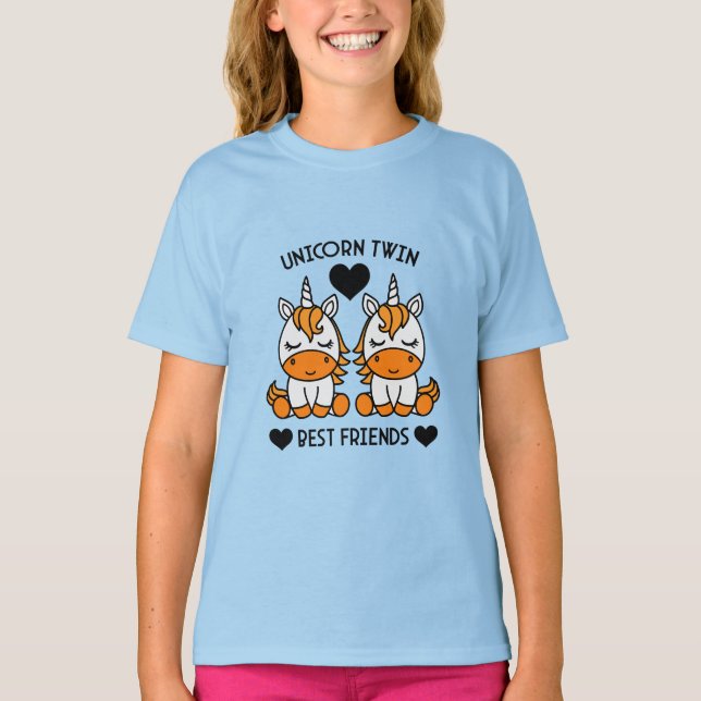 Camiseta Irmã Gêmea Unicórnio (Frente)