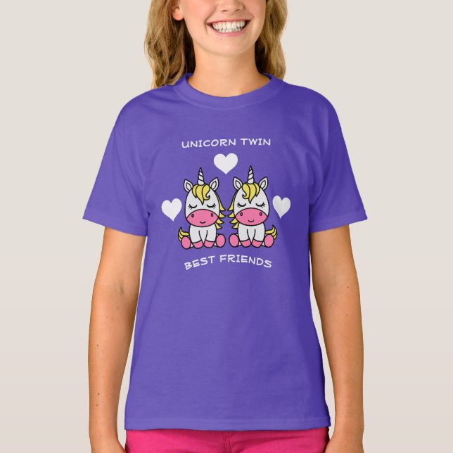 Camiseta Irmã Gêmea Unicórnio (Frente)