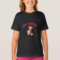 Irmã Grande com Irmã Bebê Orgulhosa T-Shirt