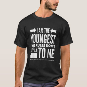 Camiseta Irmã Irmã Irmã Irmã Irmã Irmã Mais Nova Dotada
