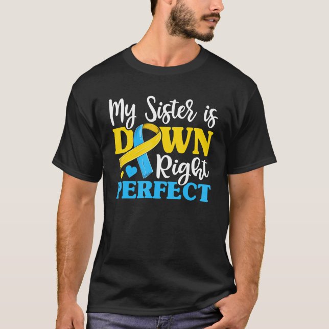 Camiseta Irmã Irmã Irmã Irmã Irmã Sindroma de Baixo (Frente)