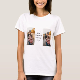 Camiseta irmã irmão família adicionar foto mensagem pessoal