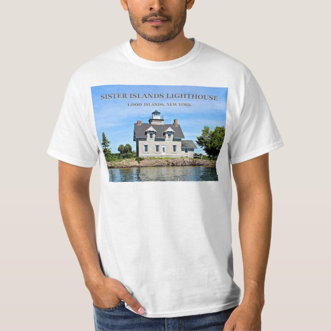 Camiseta Irmã Islands Lighthouse, New York T-Shirt (Frente)