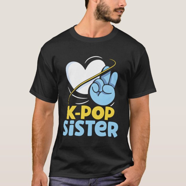 Camiseta Irmã K-Pop Music Coreano K-Pop (Frente)