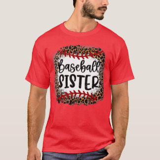 Camiseta Irmã Leopard Beball Irmã do Baseball