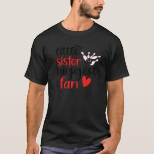 Camiseta Irmã Maior Boliche De Ventilador Irmã De Boliche