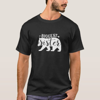 Camiseta Irmã Mais Alta Ursa Irmã Ursa Irmã Tee