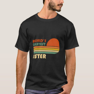 Camiseta Irmã Mais Okayest Do Mundo - Funn Retro Vintage Su