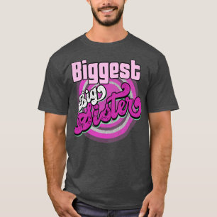 Camiseta Irmã Mais Uma Vez Engraçada Vintage Maior Irmã