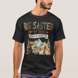 Camiseta Irmã Mais Velha Do Aniversariante Feliz de Um Ano