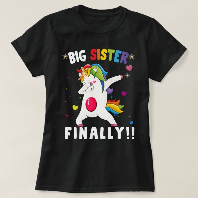 Camiseta irmã mais velha finalmente 2020 (Frente do Design)