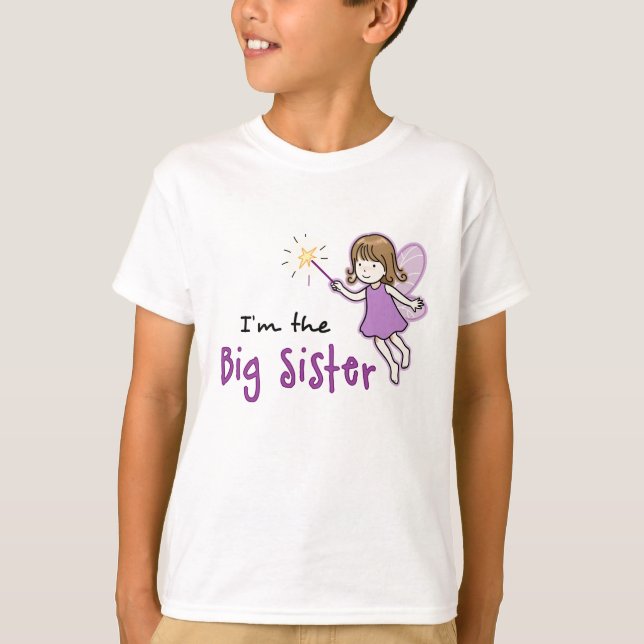 Camiseta Irmã mais velha - t-shirt feericamente (Frente)