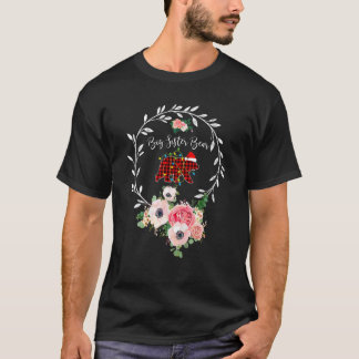 Camiseta Irmã Mais Velha Urso Xmas Família Natal Pijama Ver