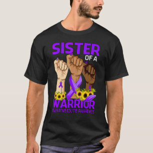 Camiseta Irmã Mão De Um Guerreiro Colite Ulcerativa Awaren