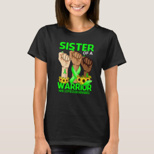 Camiseta Irmã Mão De Um Guerreiro Depressão Maníaca Awarene