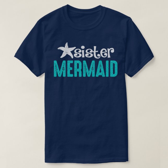 Camiseta Irmã Mermaid (Frente do Design)