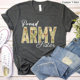 Camiseta Irmã Negra do Exército Orgânico amante veteranos n
