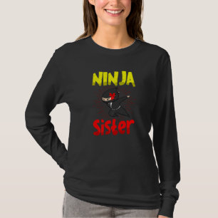 Camiseta Irmã Ninja Mercenário Japonês Shinobi Kunai Shur