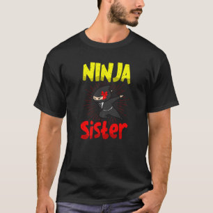 Camiseta Irmã Ninja Mercenário Japonês Shinobi Kunai Shur