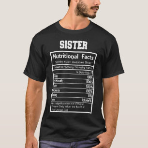 Camiseta Irmã Nutricional Fala Engraçado