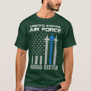 Camiseta Irmã Orgânica da Força Aérea Americana Irmã Orgâni